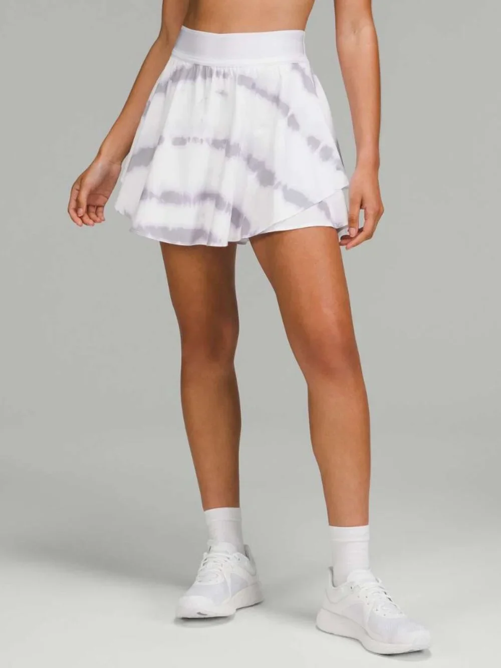 Lululemon Transverse Lilac Multi Court Rival High-Rise Long Skirt 4 8942